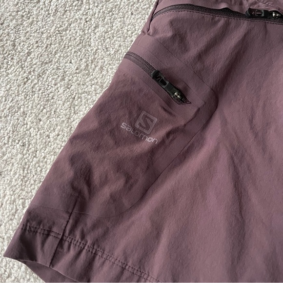 Salomon Wayfarer W Plum Hiking Short - Picture 2 of 5